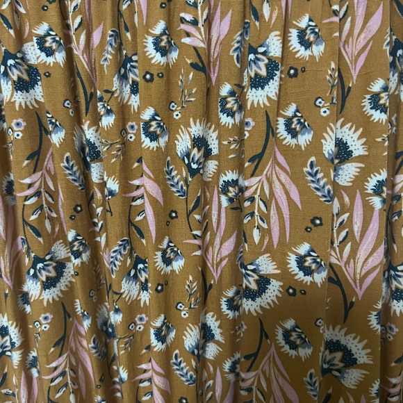 Universal Thread Yellow Boho Patterned Dress - Picture 4 of 4